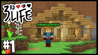 A DEADLY NEW ADVENTURE  Minecraft 3rd Life SMP  1 [upl. by Radie]