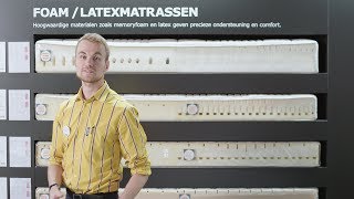 Een goede matras kiezen  Foam amp Latex matrassen  IKEA Helpt [upl. by Aidnac]