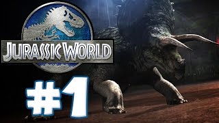 WELCOME TO JURASSIC WORLD  Jurassic World The Game  Part 1 [upl. by Blithe]