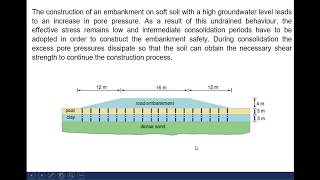 Analysis of a road embankment in Plaxis2D Part01 [upl. by Znarf]