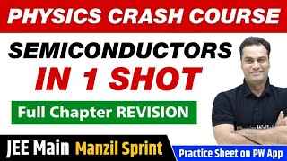 SEMICONDUCTORS in One Shot  Full Chapter Revision  Class 12  JEE Main [upl. by Retswerb]