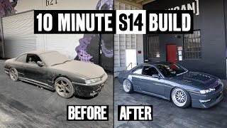 Building a 550hp 1JZ Nissan 240SX  in 10 Minutes [upl. by Bannister499]