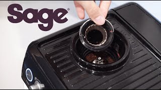 Sage Barista Express  Grinder Cleaning [upl. by Dare685]