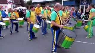 THE BEST PERFORMANCE GOSPORT BIG NOISE SAMBA BAND TITCHFIELD CARNIVAL 2014 [upl. by Ttirb]