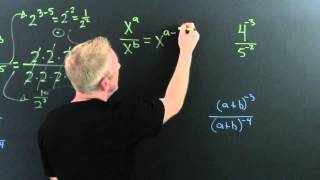 Quotient Rule for Exponents [upl. by Nalniuq382]