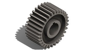 Solidworks Tutorial40  Design a Gear [upl. by Lietman]