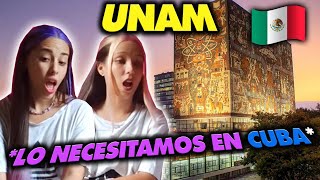 CUBANAS REACCIONAN a LA UNAM QUEDAMOS IMPACTADAS [upl. by Gertie]