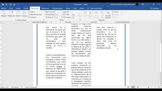 Artículo periodístico en Word [upl. by Baptist]