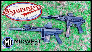 Midwest Industries Side Folding Brace amp Stock Adapters [upl. by Iphigenia]