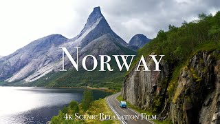 Norway 4K  Scenic Relaxation Film with Calming Music [upl. by Kensell848]