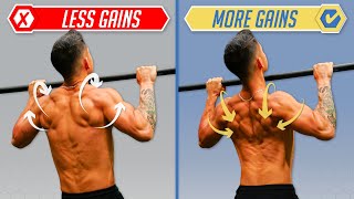 How To Get MORE Gains From PullUps 4 Mistakes You Need To Fix [upl. by Roddy]