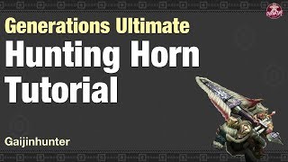 MHGU Hunting Horn Tutorial [upl. by Enedan]