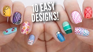 10 Easy Nail Art Designs for Beginners The Ultimate Guide 5 [upl. by Alderman373]