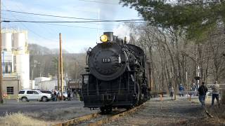 Steam Train CNJ 113 [upl. by Valer]