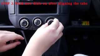 Polo 9n9n3 Heater Dial Install [upl. by Jermaine]