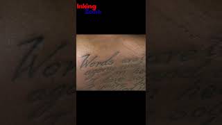 TATTOO ASMR  LETTERS TATTOO [upl. by Nue]