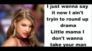 Lyrics Fergalicious  Fergie [upl. by Aicela]