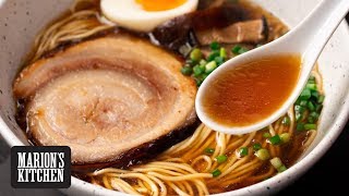 How To Make Shoyu Ramen At Home  Marions Kitchen [upl. by Kristan]