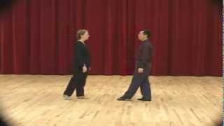 Beginner Cha Cha  The Basic Step Ballroom Dance Lesson [upl. by Helprin759]