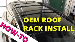 How To Install OEM Ford Escape Roof Rack HOW TO ESCAPE [upl. by Ardnuaek]