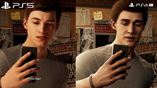 Marvels SpiderMan Remastered  PS4 vs PS5 Comparison [upl. by Daigle883]