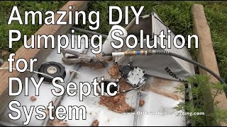 How to Pump OUT your DIY Septic System Yourself at Off Grid Homesteading [upl. by Sirron]