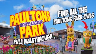 Paultons Park Hoppy Easter Event Full Walkthrough April 2023 4K [upl. by Ozneral]