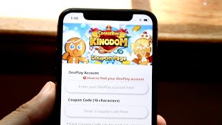 How To Redeem Codes In Cookie Run Kingdom [upl. by Cnut]