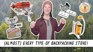 Trying Every Type of BACKPACKING STOVE  Miranda in the Wild [upl. by Camella]