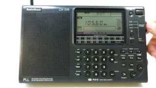 Radioshack DX398  Sangean ATS909 All band radio receiver [upl. by Eizzo922]