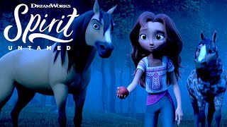 Lucky Meets Spirits Herd EXCLUSIVE CLIP  SPIRIT UNTAMED [upl. by Fabri]