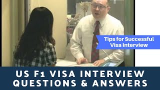 US Student F1 Visa Sample Mock Interview Questions amp Answers 2020 [upl. by Laumas]