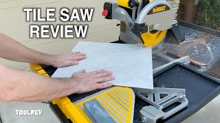 DeWalt D24000 10 Wet Tile Saw Review [upl. by Lundgren]