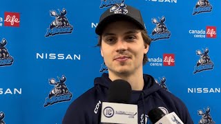 Manitoba Moose Practice Report Tyrel Bauer [upl. by Adnauqaj]