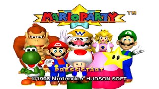 Mario Party N64  All Boards Longplay [upl. by Esorbma]