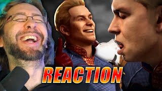 MAX REACTS Homelander Preview Trailer  Mortal Kombat 1 [upl. by Otsuaf]