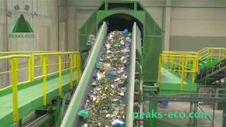 Waste sorting plant MBT plant＋Composting the best waste recycling system Peakseco [upl. by Hirz]