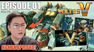 FULL EPISODE 01  Voltes V Legacy May 08 2023 FIXED AUDIO DELAY  REACTION [upl. by Artenal]