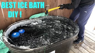 BEST DIY COLD PLUNGE STOCK TANK SET UP [upl. by Wakeen369]