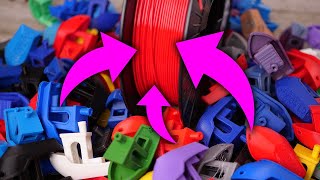 Recycling all my 3DBenchys into new Filament [upl. by Ariaic]