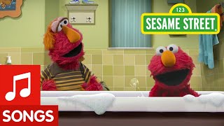 Sesame Street Bathtime Bop Song with Elmo and Louie  CaringForEachOther [upl. by Ynnel]