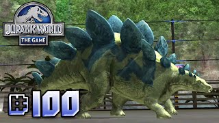 Brawlasaurs  Jurassic World  The Game  Ep 100 HD [upl. by Kaslik]