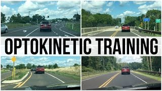 Driving on a Curvy Road Optokinetic Training 752 [upl. by Happy150]