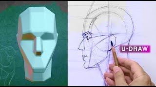 Easy Way To Draw The Planes of the Head For Beginners [upl. by Martz]