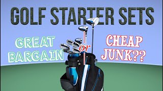 Golf Club Starter Sets  Should Beginners Buy Them [upl. by Tenney]