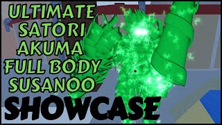 ULTIMATE Satori Akuma Full Body Susanoo Showcase  Shindo Life [upl. by Kenney493]