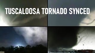 2011 Tuscaloosa Tornado Synced [upl. by Atinej664]