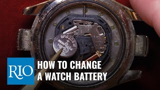 How to Change a Watch Battery [upl. by Ddart]