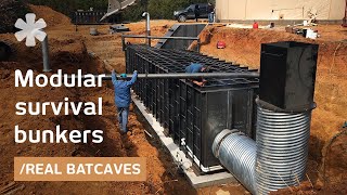 Texan makers underground survival bunkers are real batcaves [upl. by Wilda]