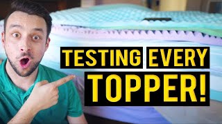 Testing Amazon Mattress Toppers  BLIND TEST [upl. by Tayler]